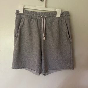 Grey H&M Sweatshorts Size Medium